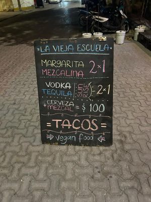 2 for 1  at La Vieja Escuela in Playa Del Carmen