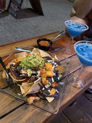 Nachos  at La Vieja Escuela in Playa Del Carmen