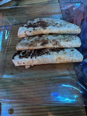 Quesadillas  #Veganuary at La Vieja Escuela in Playa Del Carmen