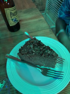 Carrot cake  #Veganuary at La Vieja Escuela in Playa Del Carmen