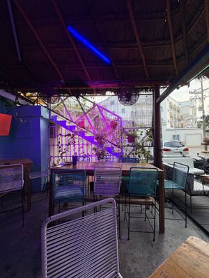 Interior view   at La Vieja Escuela in Playa Del Carmen