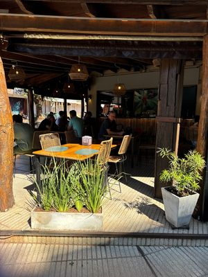 Open restaurant with cool vibe  at Bambu Restobar in Puerto Iguazu