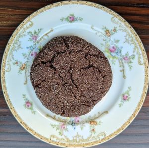 ginger rye molasses cookie at Orange & Blossom Patisserie in Portland