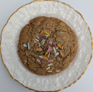 Rainbow Sprinkle Cashew Cookie at Orange & Blossom Patisserie in Portland