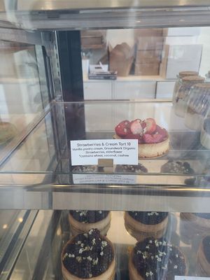 I got the last strawberry tart! Go early if you want specific items at Orange & Blossom Patisserie in Portland
