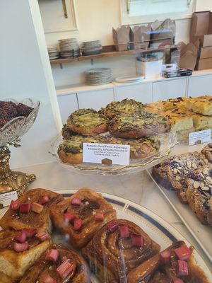 This savory brioche was really good. Their homemade cheeses were nice. Might have been nice warmed up at Orange & Blossom Patisserie in Portland