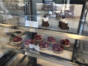 Pastry display   at Orange & Blossom Patisserie in Portland