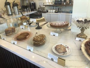 Pastry display  at Orange & Blossom Patisserie in Portland