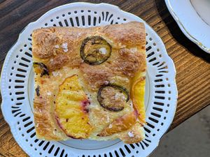 Focaccia at Orange & Blossom Patisserie in Portland