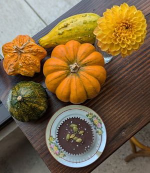 Pumpkin Peanut Butter Cup at Orange & Blossom Patisserie in Portland