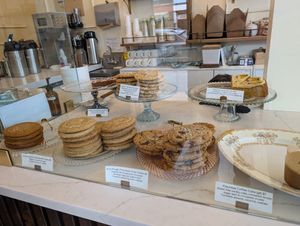 Almost closing time so limited selection at Orange & Blossom Patisserie in Portland