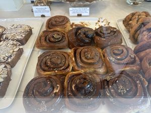Sticky buns  at Orange & Blossom Patisserie in Portland