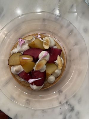 Plum Almond Tart   at Orange & Blossom Patisserie in Portland