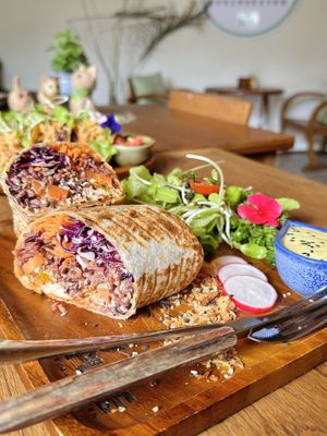 Breakfast burrito (179 THB)  at Pure Vegan Heaven - Old Town in Chiang Mai