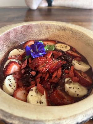 Açaí berry bowl   at Pure Vegan Heaven - Old Town in Chiang Mai