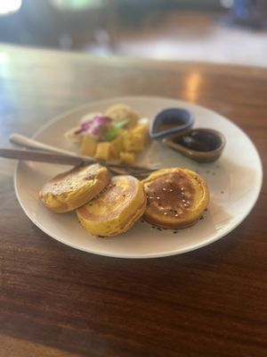 Banana & Sweet Potato Pancakes   at Pure Vegan Heaven - Old Town in Chiang Mai