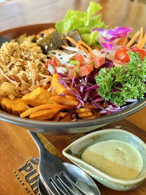 Tofu bliss bowl (189 THB)  at Pure Vegan Heaven - Old Town in Chiang Mai