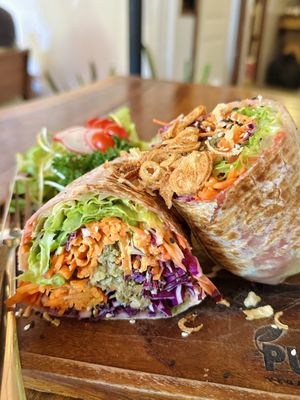 Falafel wrap (189 THB)  at Pure Vegan Heaven - Old Town in Chiang Mai