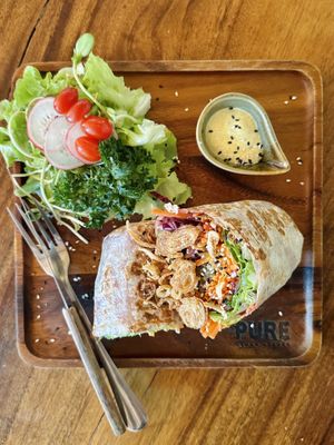 Falafel wrap (189 THB)  at Pure Vegan Heaven - Old Town in Chiang Mai