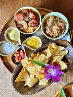 Pure’s loaded nachos (169 THB)  at Pure Vegan Heaven - Old Town in Chiang Mai