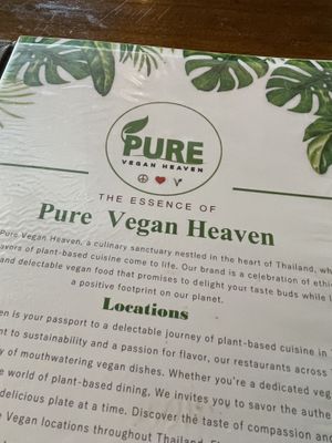 Pure Vegan Heaven, Chiang Mai  at Pure Vegan Heaven - Old Town in Chiang Mai