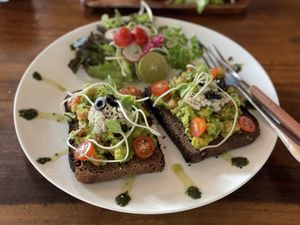 Avocado feta toast - Pure Vegan Heaven, Chiang Mai  at Pure Vegan Heaven - Old Town in Chiang Mai