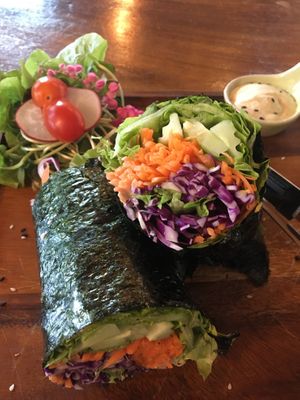 Highly recommend the Veggie Wrap  at Pure Vegan Heaven - Old Town in Chiang Mai