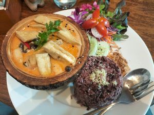 thai soup at Pure Vegan Heaven - Old Town in Chiang Mai