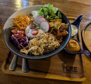 Mexican Bowl at Pure Vegan Heaven - Old Town in Chiang Mai