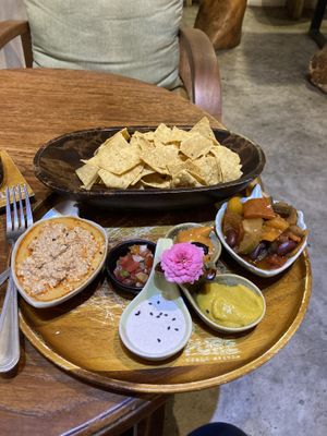 Nachos (189 baht)  at Pure Vegan Heaven - Old Town in Chiang Mai