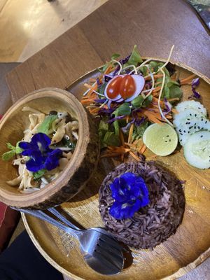 Mushroom Larb  at Pure Vegan Heaven - Old Town in Chiang Mai