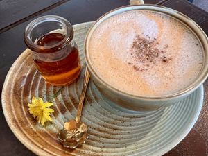 Chai latte   at Pure Vegan Heaven - Old Town in Chiang Mai