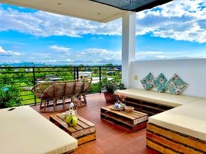 Rooftop Terrace at Cambodhi in Kampot
