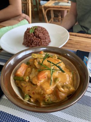 Amok curry  at Cambodhi in Kampot