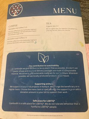   at Cambodhi in Kampot