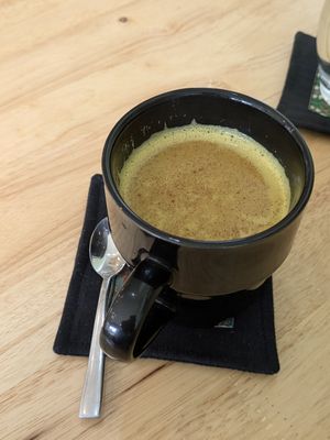 Golden Milk at Cambodhi in Kampot