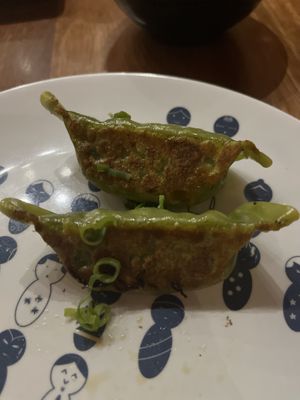 Vegetable gyoza   at Harajuku Gyoza South Bank in South Brisbane