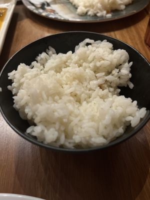Steamed rice   at Harajuku Gyoza South Bank in South Brisbane