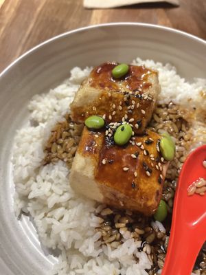 Teriyaki tofu   at Harajuku Gyoza South Bank in South Brisbane