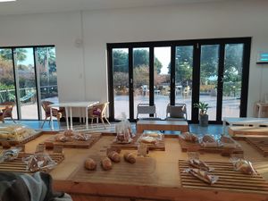 Nice inside and outside at Bakery Café in Seogwipo