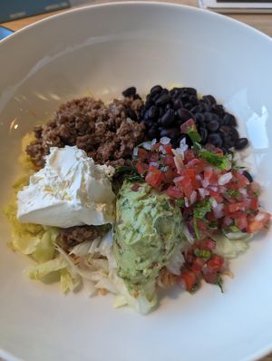 Burrito bowl #Veganuary at Nabati Bistro in Dubai