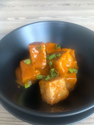 Dynamite tofu at Nabati Bistro in Dubai