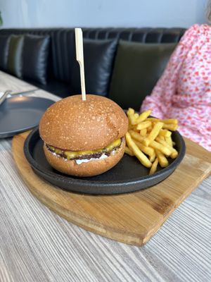 Cheeseburgerr  at Nabati Bistro in Dubai