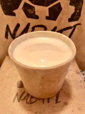 Vanilla ice cream   at Nabati Bistro in Dubai