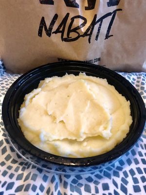 Mash potatoes   at Nabati Bistro in Dubai
