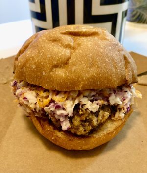 MFC burger   at Nabati Bistro in Dubai