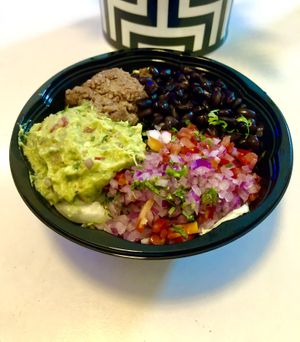 Burrito bowl  at Nabati Bistro in Dubai
