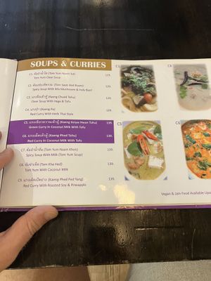 soups and curries (much more available)  at Krua Boon - Silom - ครัวบุญ in Bangkok