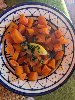 Carrot salad at Zayna Moroccan Taste in Casablanca