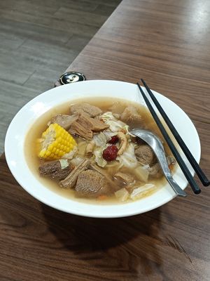藥膳猴頭菇拉麵 at Rude Vegetarian Noodle World in New Taipei City